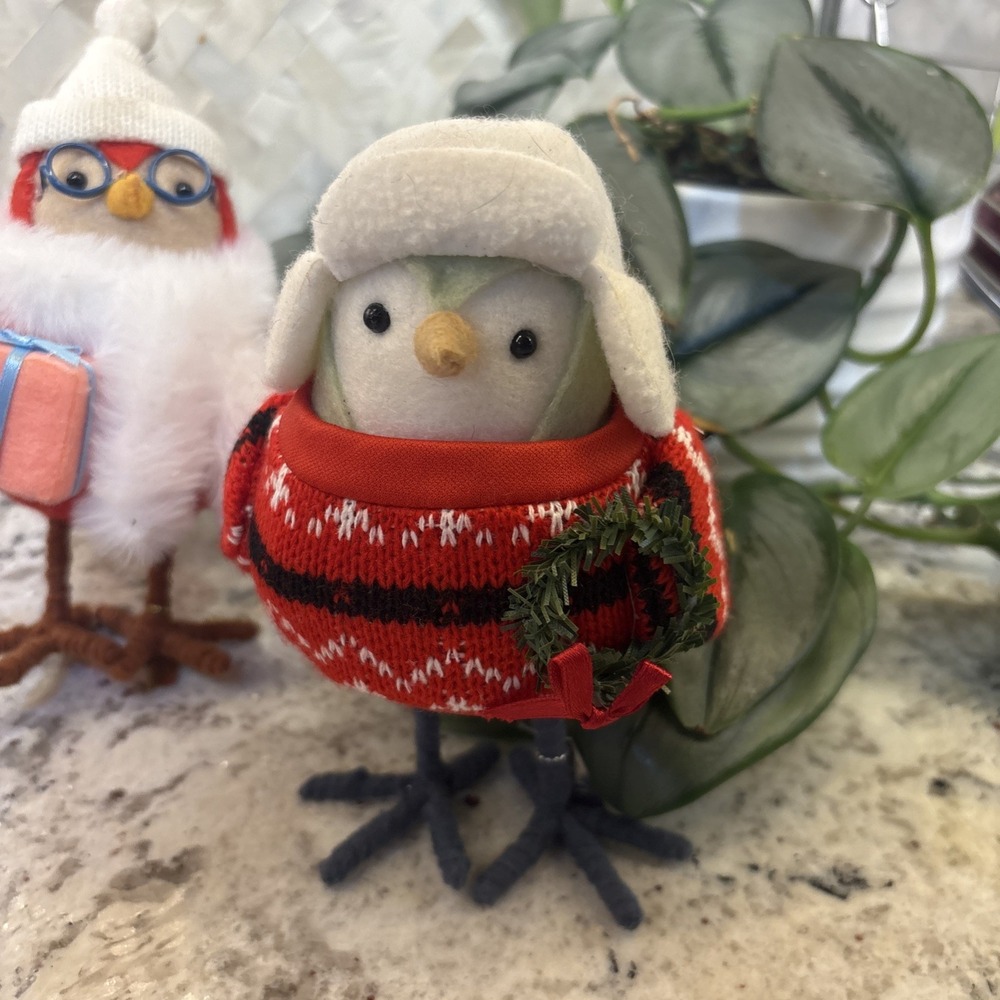 Target Featherly Friends Wondershop Bird Winter snap Ginger Bauble Bauble Fika + - Picture 3 of 16